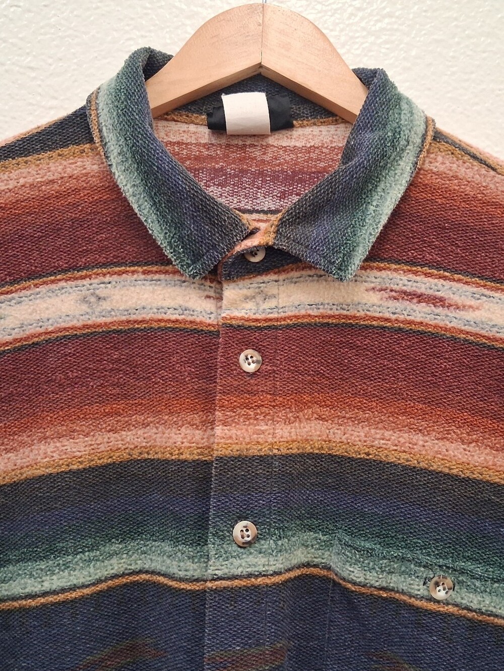 Vintage Roughrider Indian Blanket Western Shirt Men's Large 90s